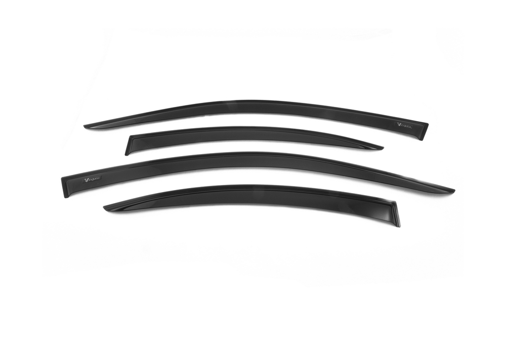 Дефлекторы окон Vinguru NISSAN Almera Classic 2006-2012/NISSAN Almera II (N16) 2000-2006 /сед/накладные/скотч/к-т 4 шт./акрил