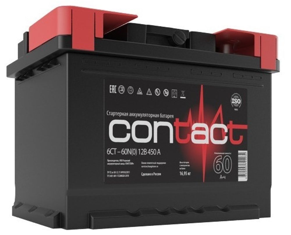 Contact 6СТ-60 аккумулятор Contact 6СТ-60 аккумулятор
