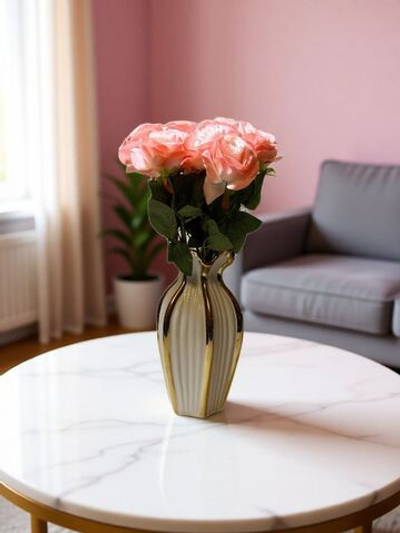 45 см розы коралловые