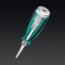 KRAFTOOL IMPACT PH 4, сквозной стержень Cr-Mo, ударная отвертка (250034-4)