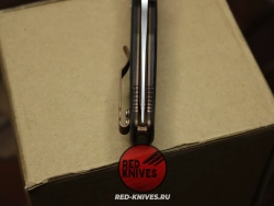 Нож Benchmade Mini Adamas - рукоять мраморный карбон, клинок стоунвош BM273FE-2BK