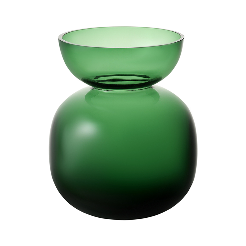 Ваза florum, 20 см, изумрудная