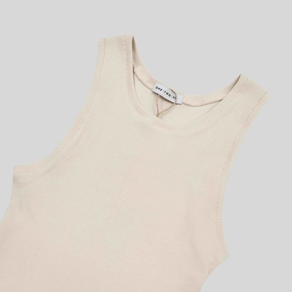 Майка Tank Top Turtledove бежевая - фото 2