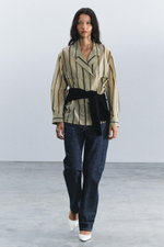 РУБАШКА С ЗАПАХОМ И КАРМАНАМИ — ZW COLLECTION — ZARA