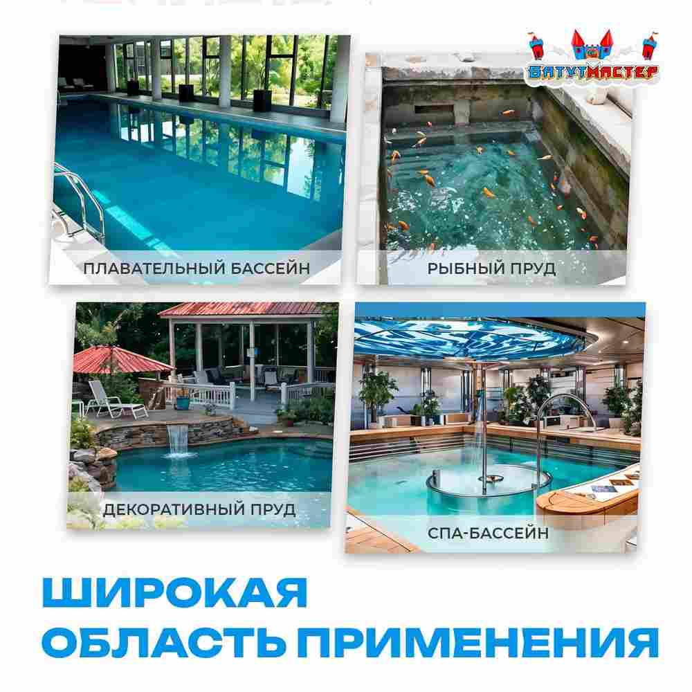 Набор для чистки бассейна с насосом 2,2 кВт и пылесосом — до 250 м²