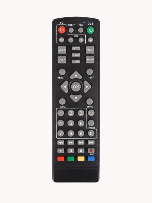 Пульт приставок DVB-T2+TV Универсальный