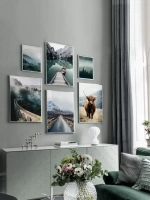 Металлическая фоторамка 45х45 см