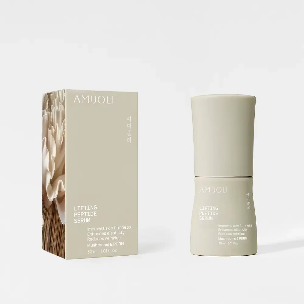 AMIJOLI Антивозрастная сыворотка для лица с экстрактом тремеллы и ПДРН-Lifting Peptide Serum Mushrooms &amp; PDRN,30мл