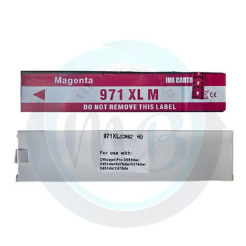 Картридж AQ, аналог HP CN627AE 971XL для Officejet Pro-X451/476/551/576, Magenta