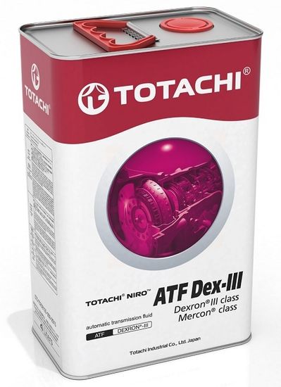 NIRO™ ATF Dex-III (Dexron - III) TOTACHI масло трансмиссионное для АКПП (4 Литра)
