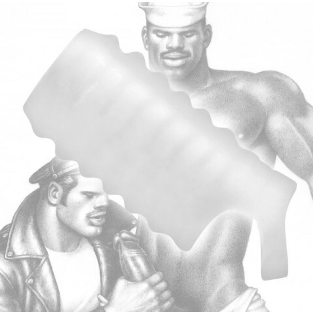Ребристая насадка для утолщения Tom of Finland Прозрачный
