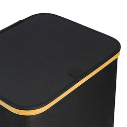 Корзина для белья 40x33x43см Smart Solutions Neat Mid черная