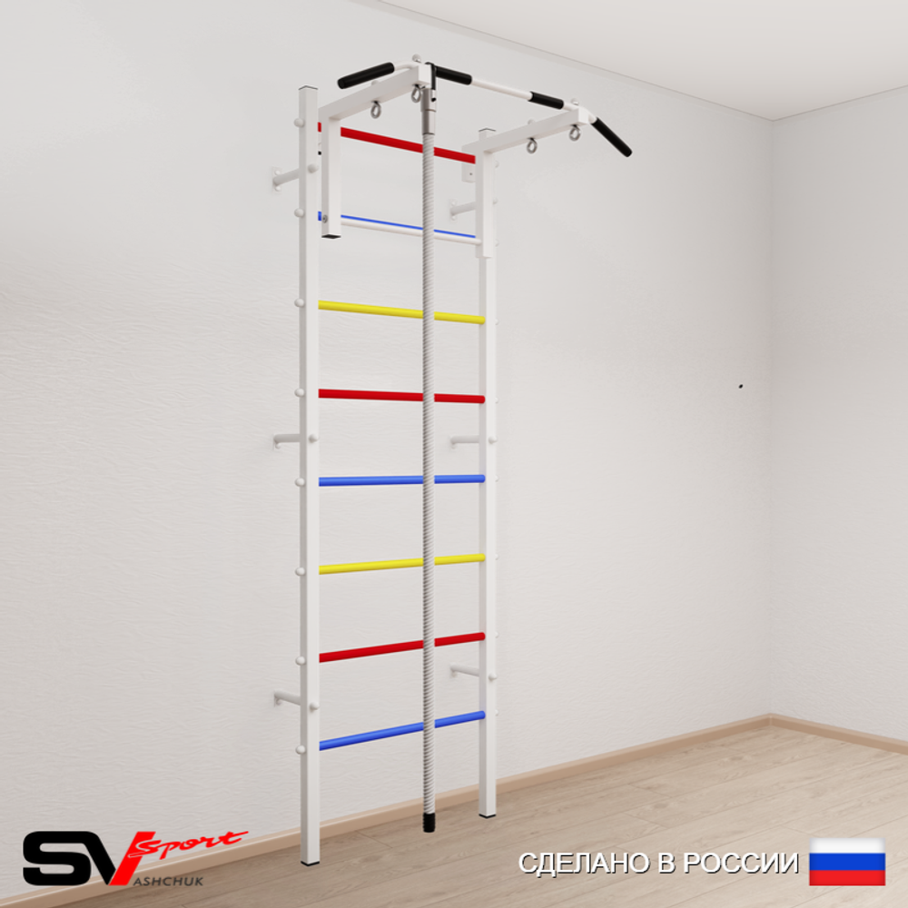Шведская стенка Sv Sport 509 (Турник стандарт/Канат)