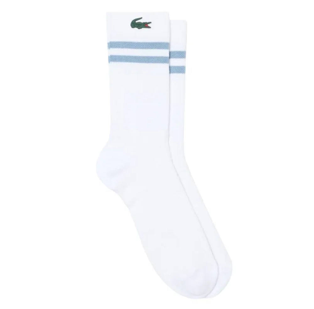 Теннисные носки Lacoste Piqué Sport 1P - white/aral