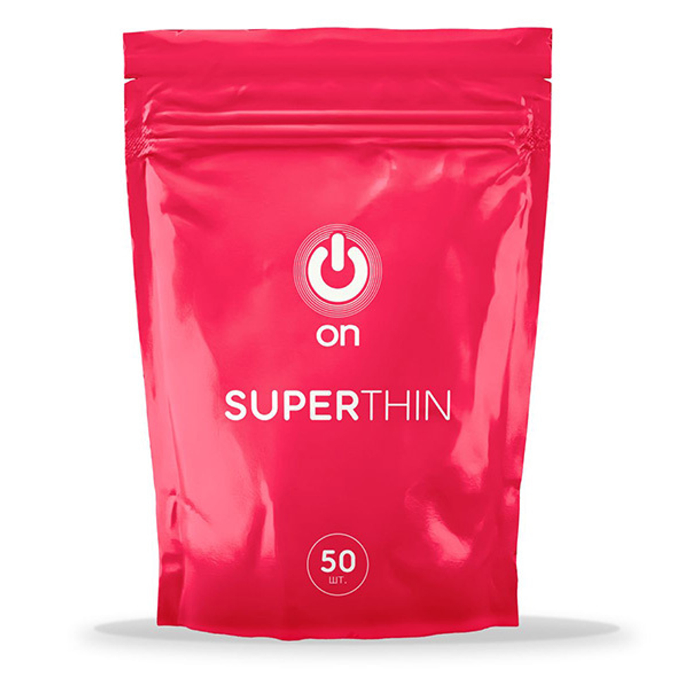 Ультратонкие презервативы ON Super Thin 50шт