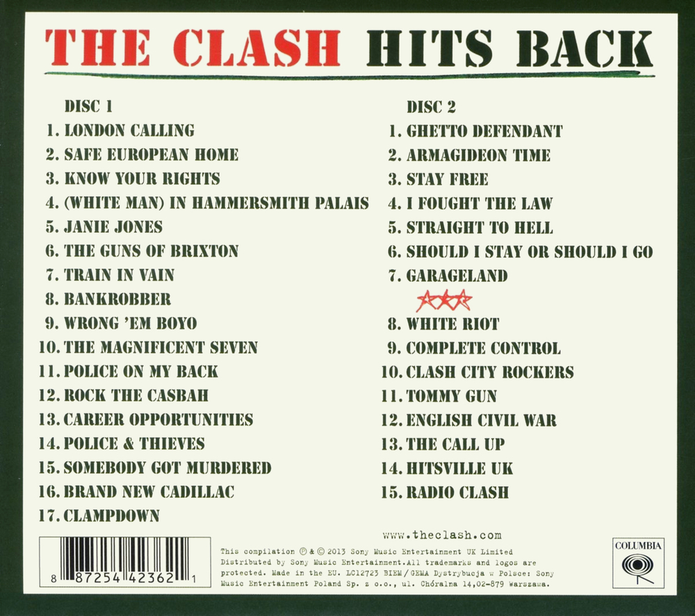 The Clash / Hits Back (2CD)