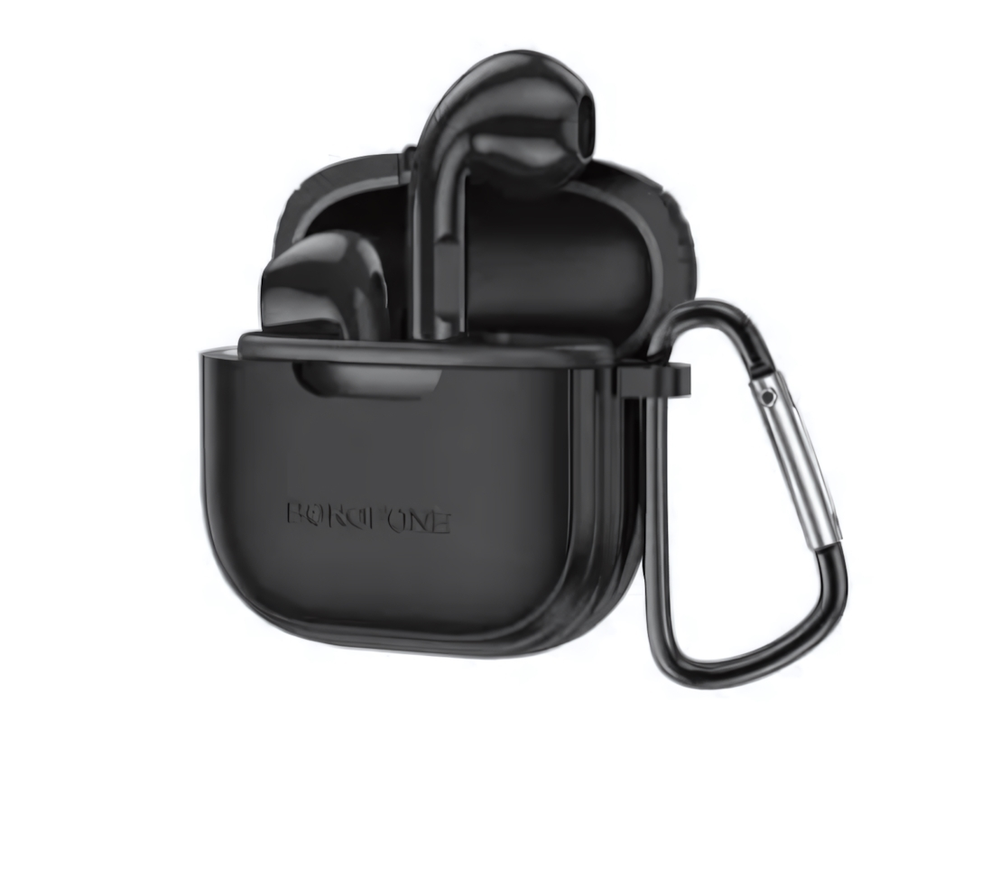Bluetooth - гарнитура Borofone BW29, TWS вкладыши, BT5.1, 30/200mAh Space Black