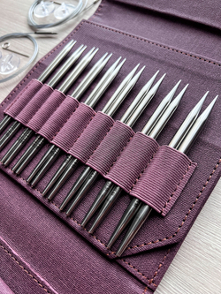 Набор съемных укороченных спиц 9см/5пар Flight Mini Maroon Lykke