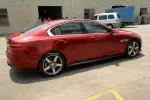 Карбоновые боковые юбки для Jaguar XE 2015-2018 Ягуар