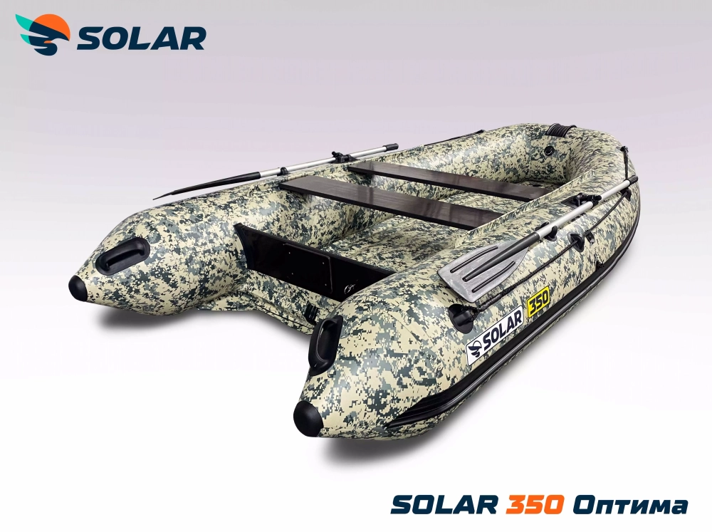 Лодка надувная моторная solar-350 к (оптима)