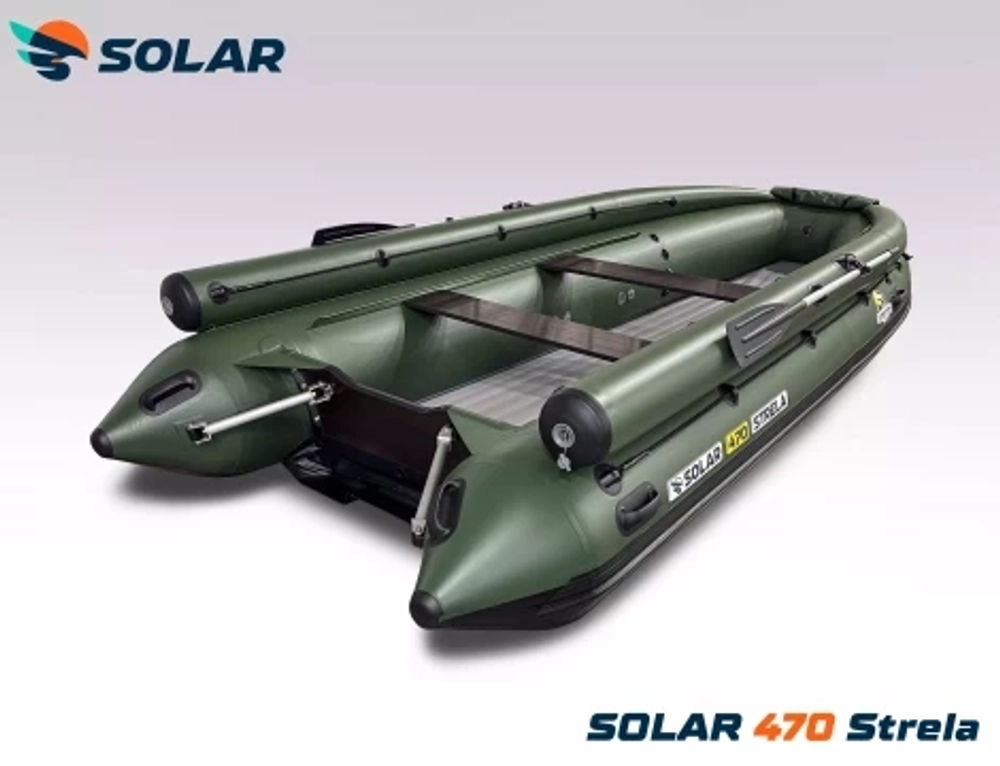 Лодка надувная моторная solar-470 strela jet tunnel (expedition)