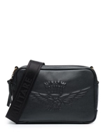Сумка жен. Aeronautica 1136 черный кожа лого