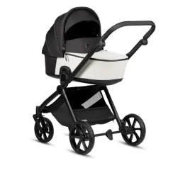 Коляска 2 в 1 Tutis Mio 3+ Leather Silver Grey