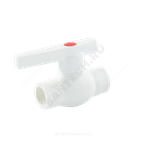 Кран шаровой PP-R белый Дн 20 внутренняя пайка OPTIMA VALFEX VALF 10145020