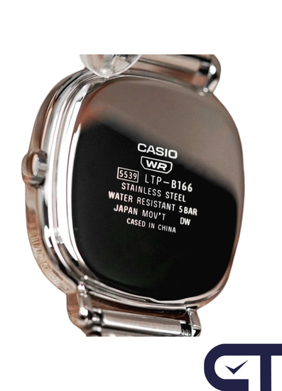Casio LTP-B166D-2A — женские часы с датой и стальным браслетом