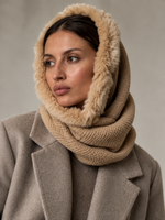 Кашемировый шарф-снуд Loro Piana, S
