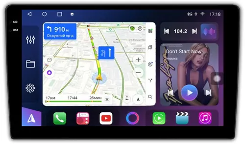 Магнитола для Sollers SF1 2025+ (рамка большая) - FarCar S500-TS10 монитор 9.5" QLED на Android 14, Быстрая, CarPlay, 4G SIM-слот