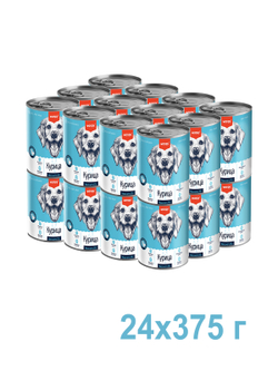 Wanpy Dog Консервы для собак из курицы, 375 г