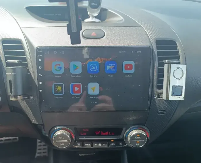 Магнитола для KIA Cerato 3 2013-2018 - FarCar S400-TS18 монитор 9.5" QLED на Android 14, CarPlay, 4G SIM-слот
