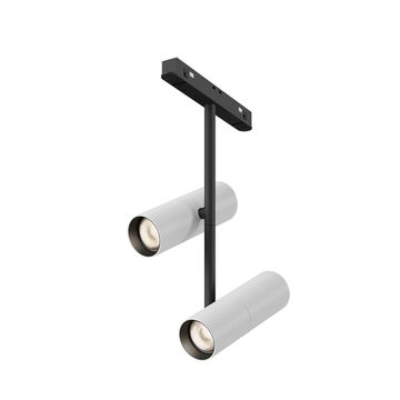 Трековый магнитный светодиодный светильник 24W 3000К TR005-2-2X12W3K-BW белый Elti Duo Exility Maytoni