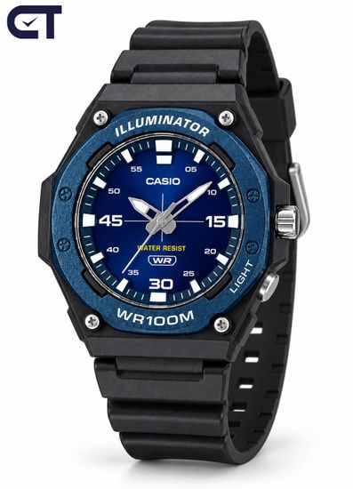 CASIO MW-620H-2A CASIO Collection мужские наручные часы — мощный спортивный дизайн, LED-подсветка и водостойкость 100 м