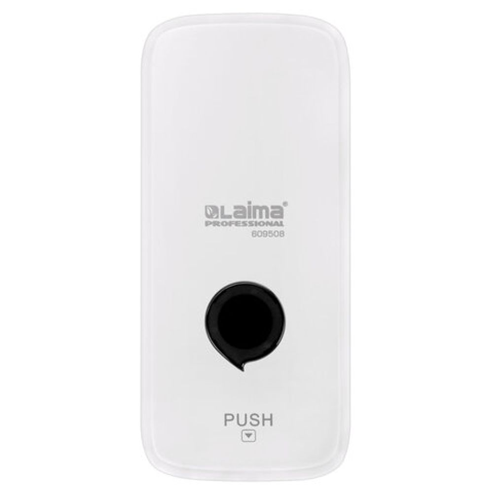 Дозатор для жидкого мыла LAIMA PROFESSIONAL PREMIUM, НАЛИВНОЙ, 0,5 л, белый, ABS-пластик, 609508