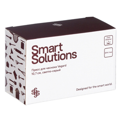 Пресс для чеснока 10.7см Smart Solutions Vegard светло-серый