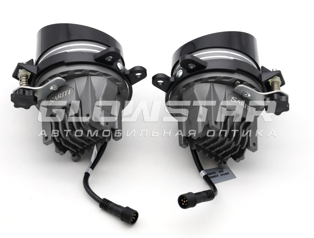 Светодиодные ПТФ Sariti N5 Blue Lens, 3.0 дюйма, 12V, 45/76W, 6000K, крепление Toyota/Lexus (комплект, 2шт)