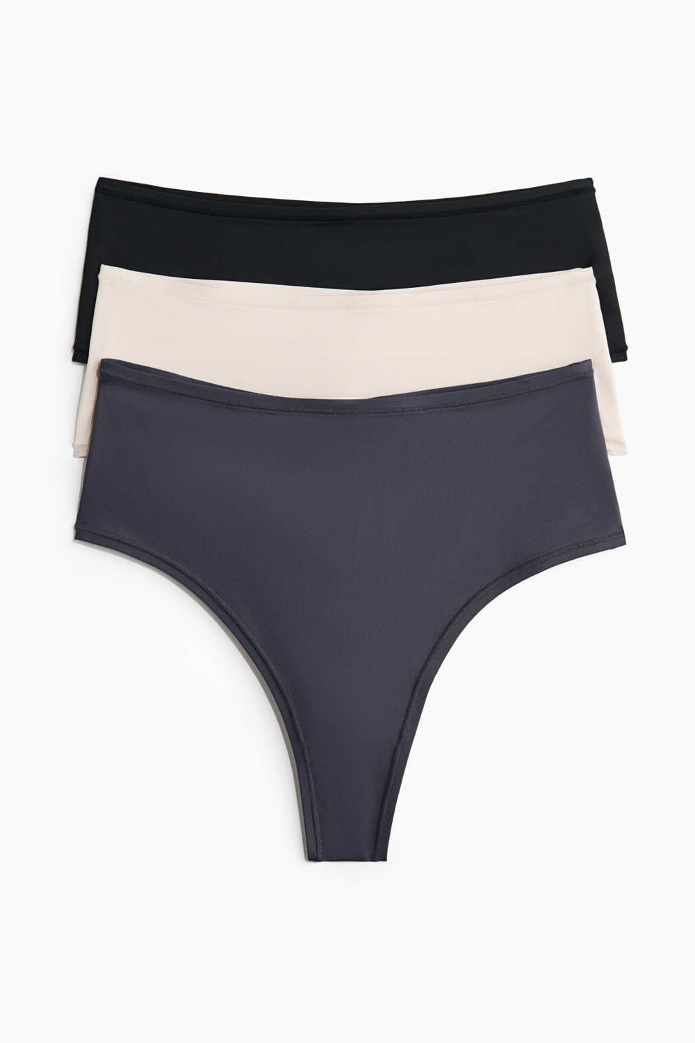Трусы-бразильяна из микрофибры, 3 шт. - H&M