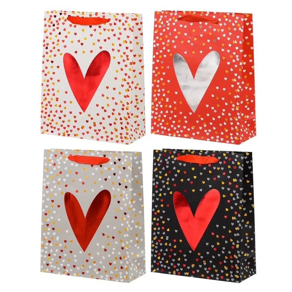 Подарочный пакет Basir, серия "Love", 26*10*32 см, ассорти