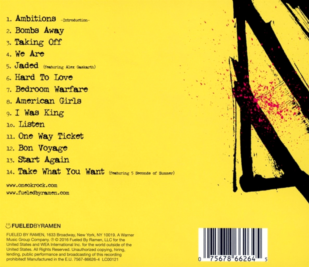 One Ok Rock / Ambitions (CD)