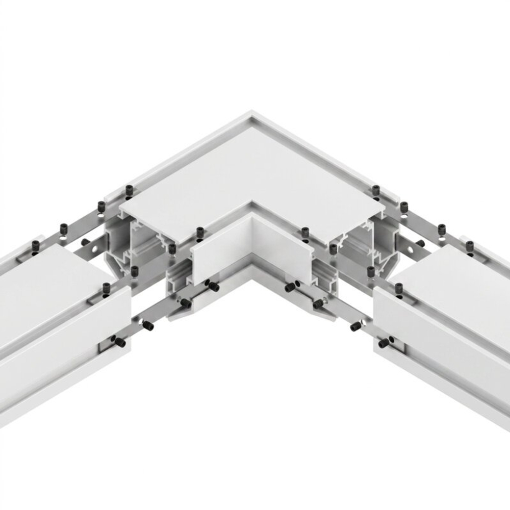 Соединитель угловой L-образный для треков встраиваемых Hesby Lighting ElDeko HSBL_0293