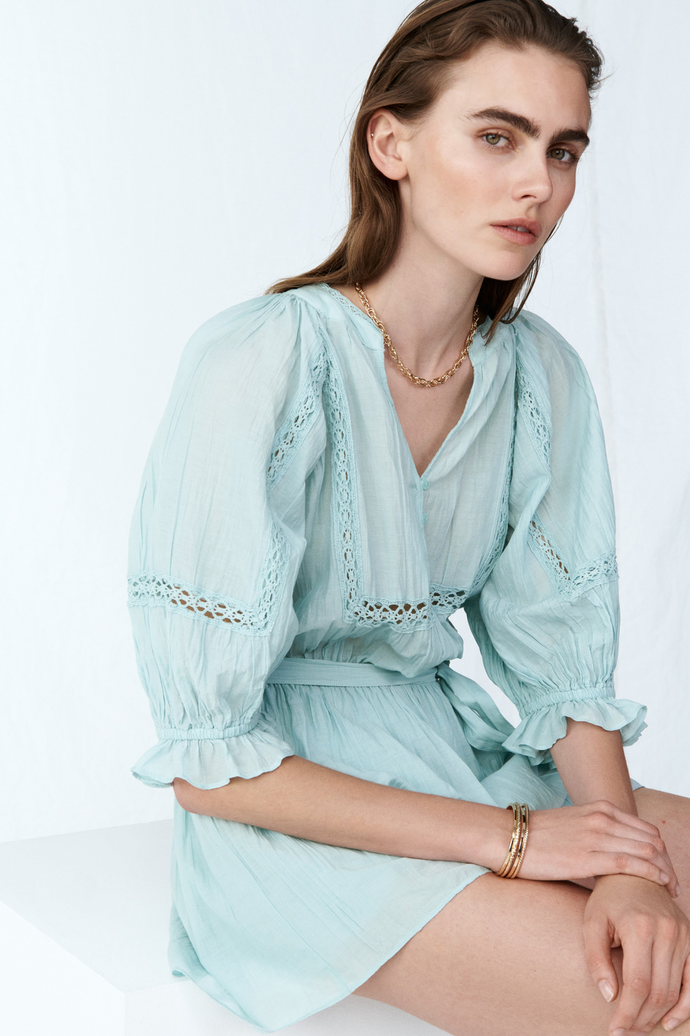 Комбинезон из жатой ткани - H&M