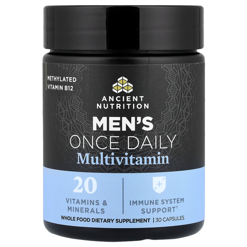 Ancient Nutrition, мультивитамины для мужчин (1 раз в день), 30 капсул