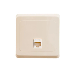 ЭТЮД С/У РОЗЕТКА компьютерная RJ45, кат.5е, КРЕМОВЫЙ