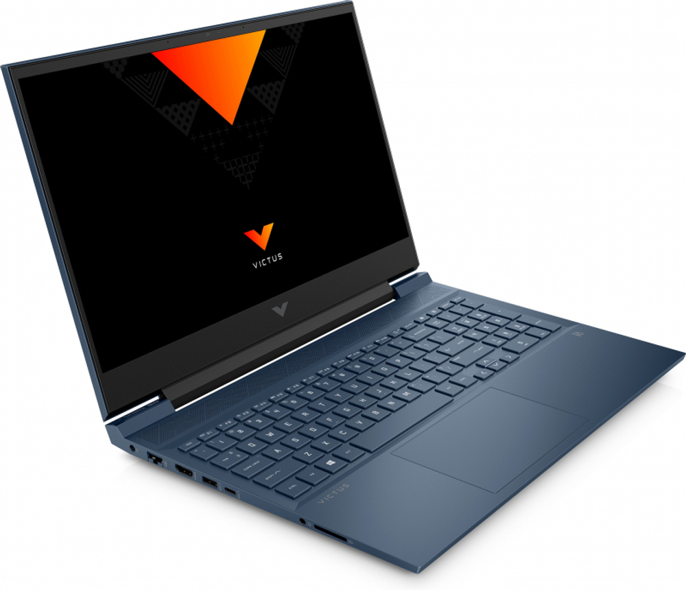Ноутбук HP Victus 16-e0085ur (4E1S8EA) Blue AMD Ryzen 7-5800H/16G/512G SSD/16.1" FHD IPS 144Hz AG/NV RTX3050 4G/WiFi/BT/DOS
