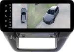 Магнитола для Nissan Patrol Y61 2004-2010 (рамка черная глянцевая) - Teyes LUX ONE 360 монитор 12.3" 2K QLED на Android 10, Быстрая, CarPlay, 4G SIM-слот, 4 камеры в комплекте