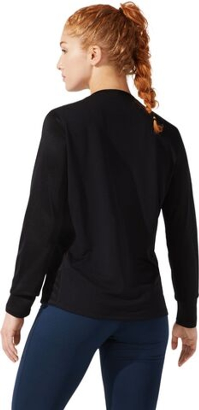 Женская теннисная футболка (dł. Рукава) Asics Core Long Sleeve Top - performance black