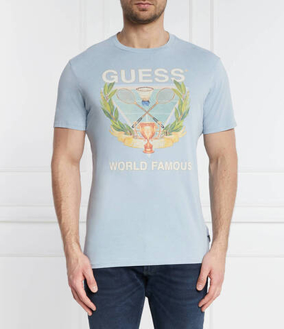 Футболка GUESS - голубой(M4GI60 K9RM1)