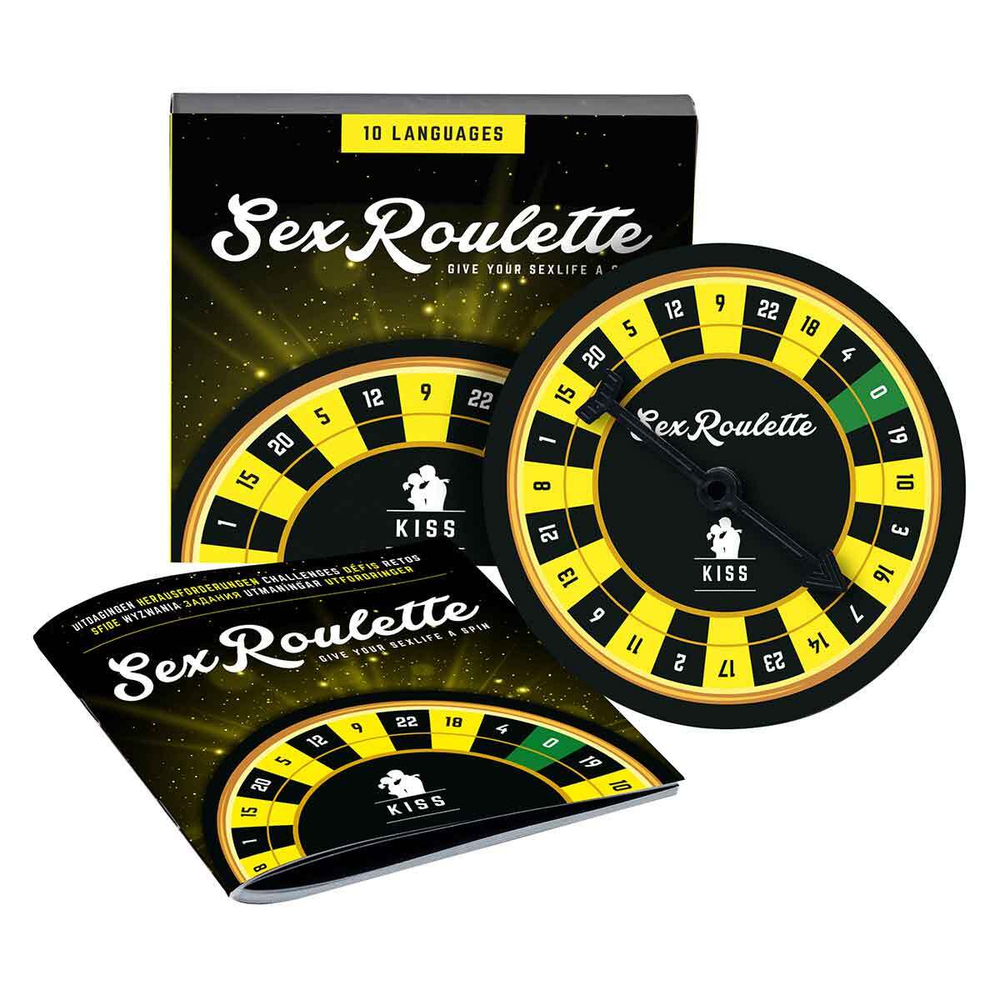 Настольная игра-рулетка Sex Roulette Kiss (Цвет: разноцветный)
